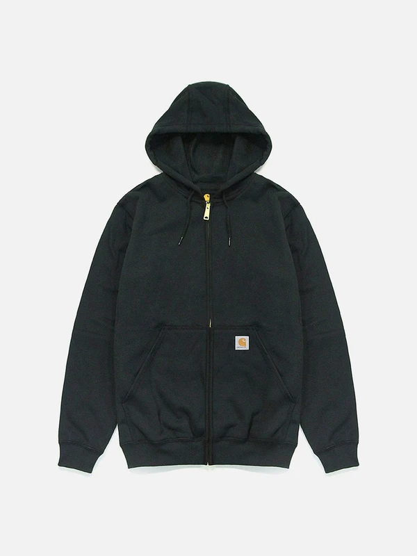 (K122) 미드웨이트 후드집업 BLACK